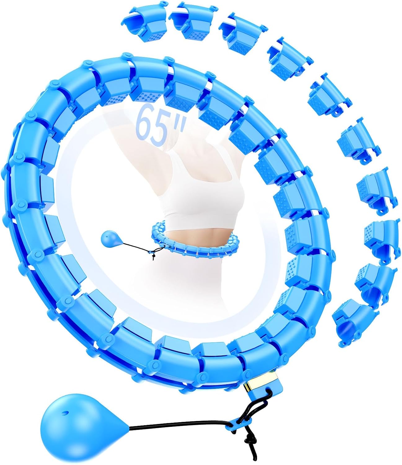 LED Fitness Hula Hoop